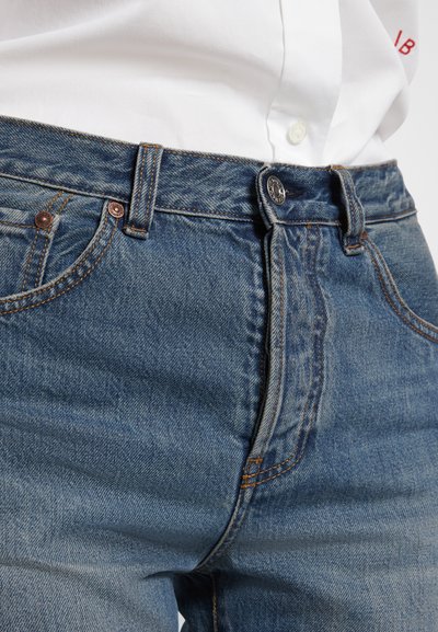 Victoria Beckham OLIVIA - Calças de ganga de perna direita - steel blue wash