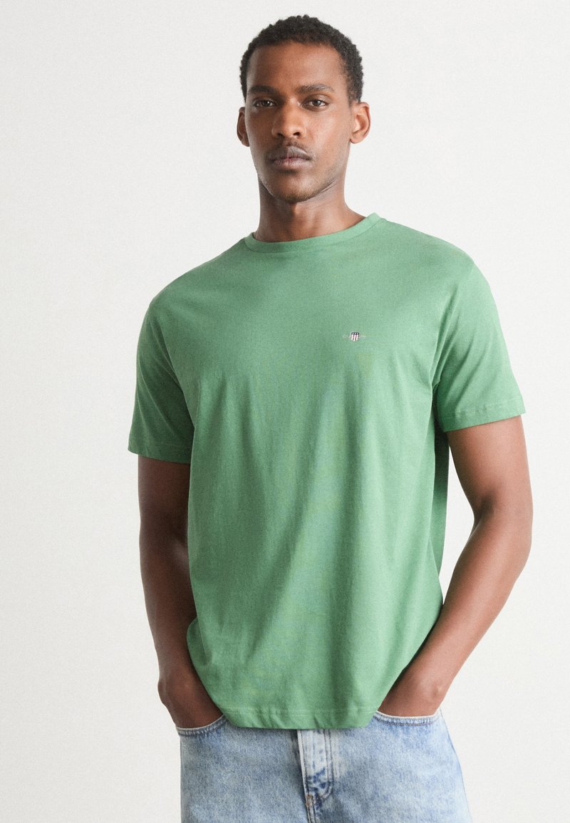 GANT PRINTED ARCHIVE SHIELD - T-shirt basique - dried forest
