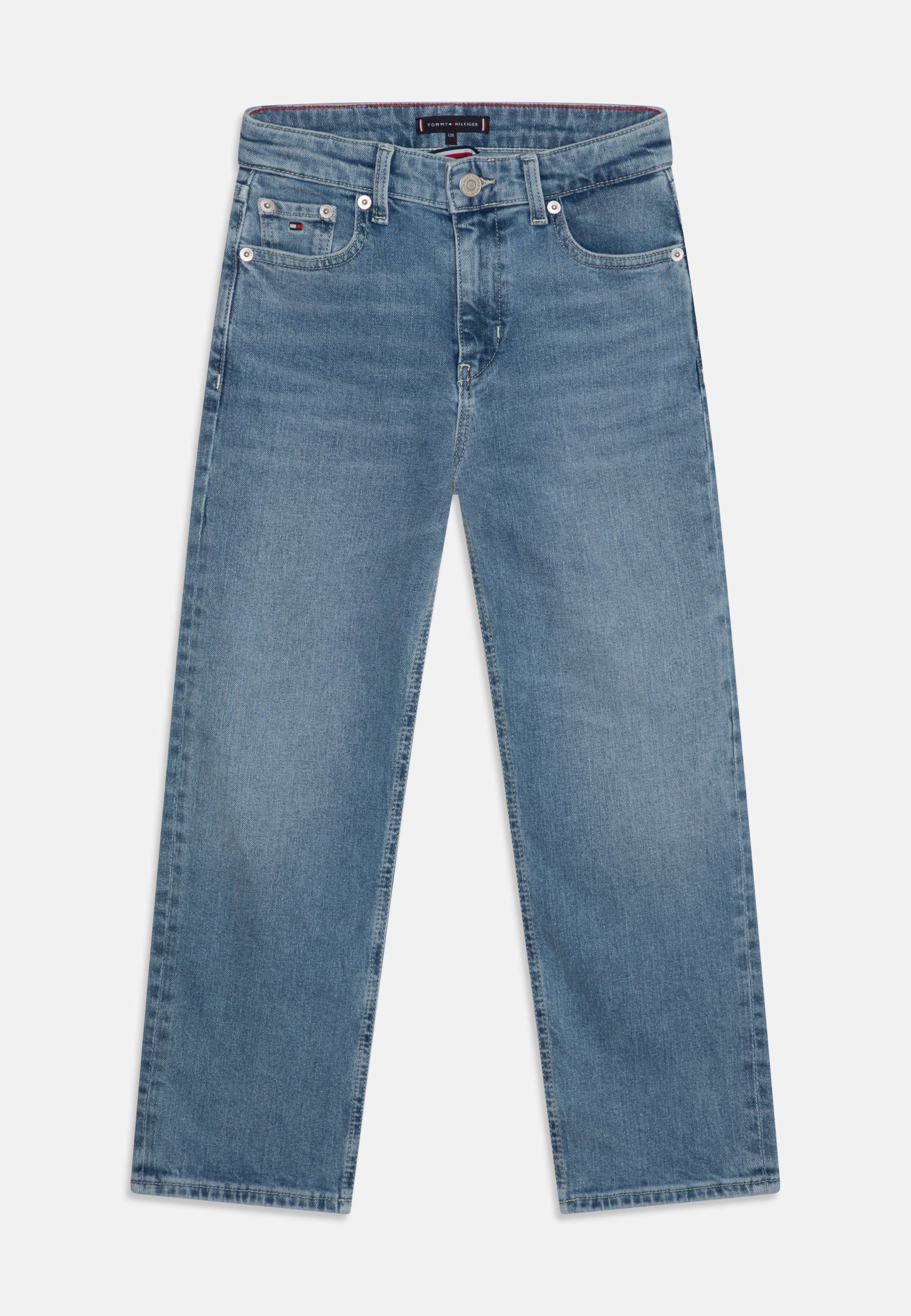 Tommy Hilfiger BAGGY WIDE MID WASH - Jeans Relaxed Fit - blue 