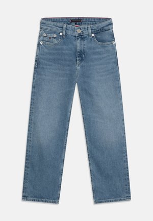 BAGGY WIDE MID WASH - Laisvo kirpimo džinsai - blue denim