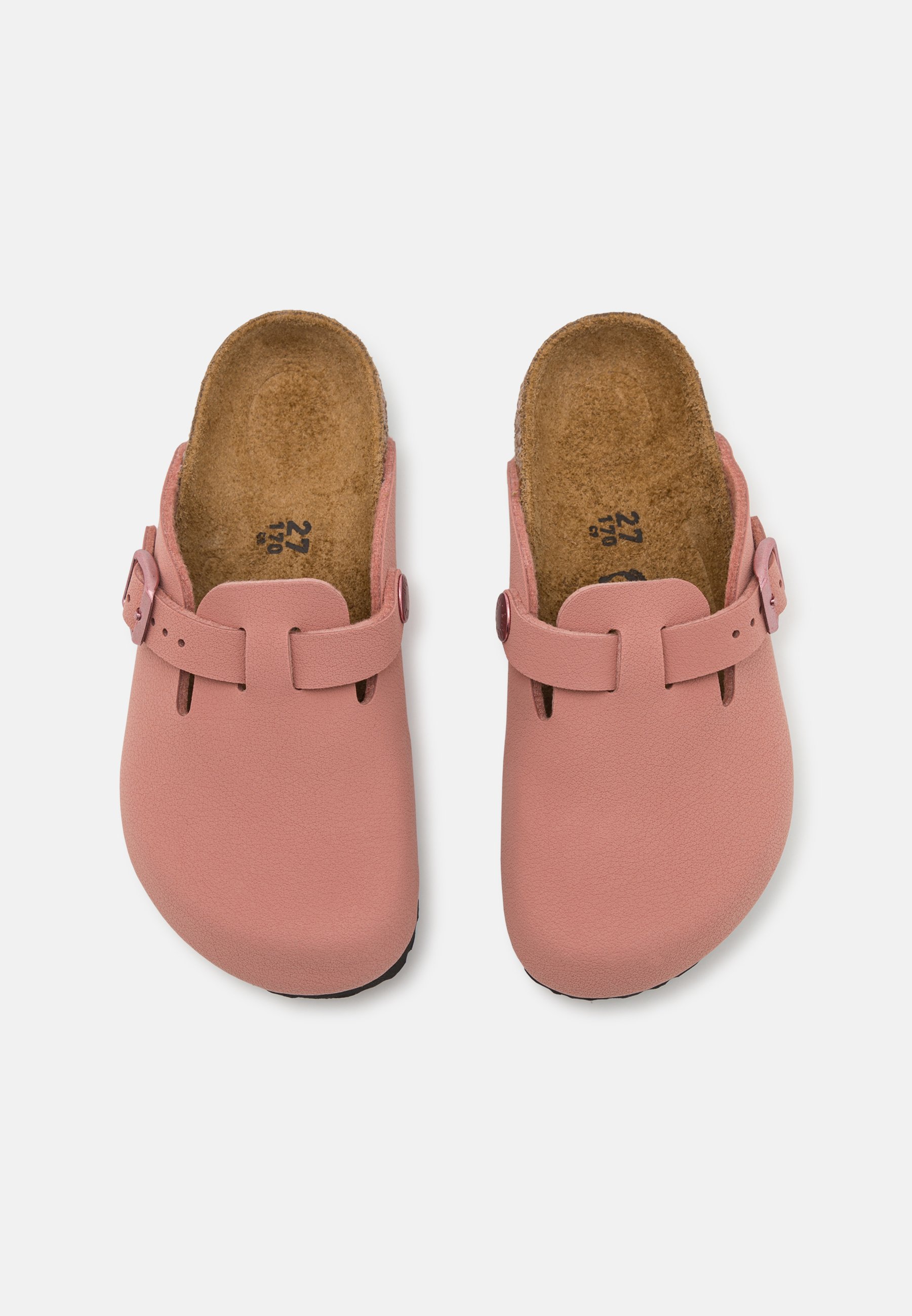 Birkenstock BOSTON KIDS UNISEX - Mules - pink clay/pink