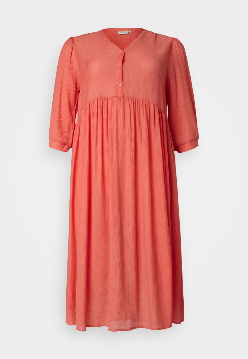 ONLY Carmakoma Blousejurk lichtrood