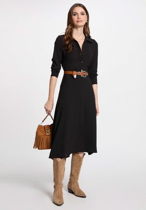 MIDI - Blousejurk - noir