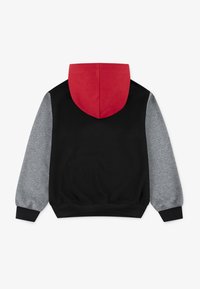 Jordan HOODIE UNISEX - Melegítőfelső - black/gym red)