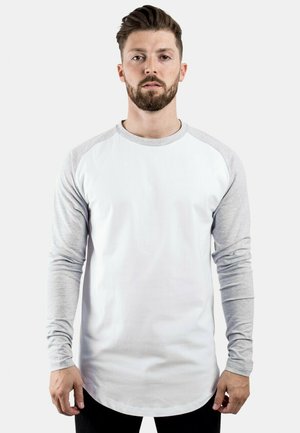 Blackskies BASEBALL  - Pikkade varrukatega topp - white grey