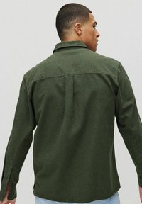 Dobber MORGAN - Overhemd - dark green mel