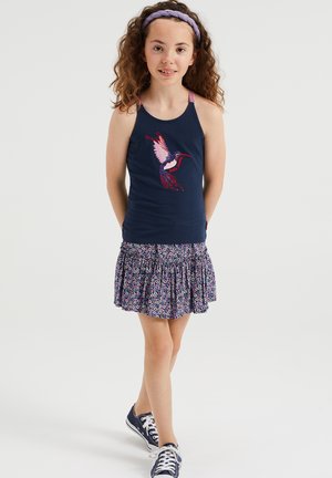 MET PAILLETTEN APPLICATIE - Top - blue