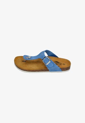 PLAKTON, PLAKTON DAMEN ZEHENTRENNER BOLERO 181671 OCEAN - T-bar sandals - ocean