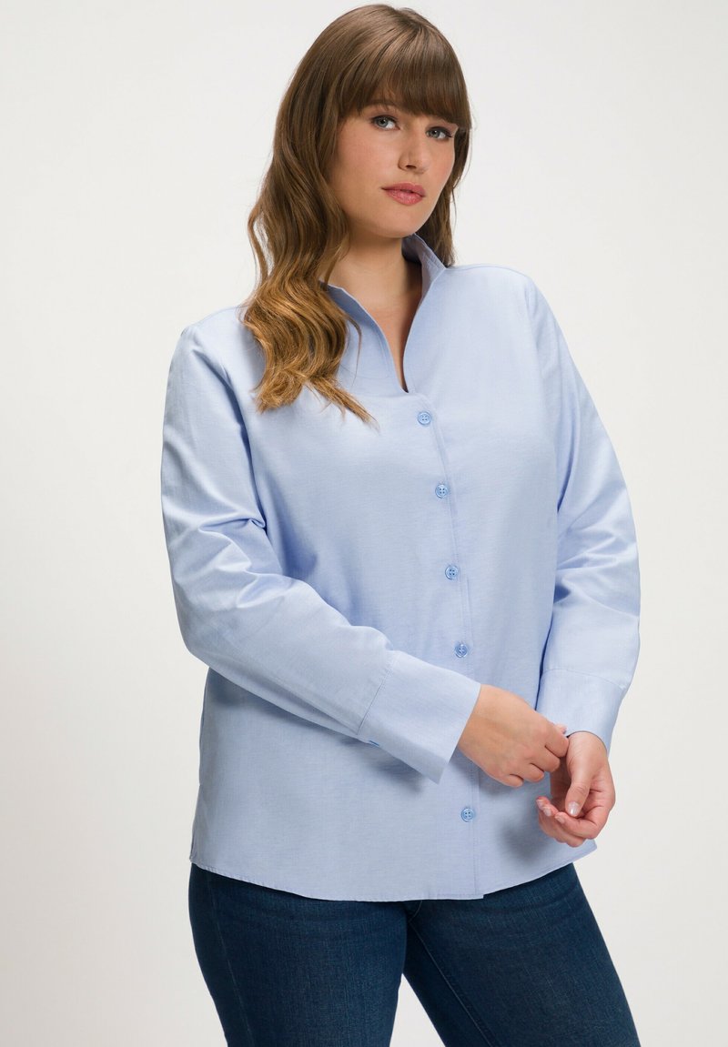 Ulla Popken Hemdbluse - lichtblauw