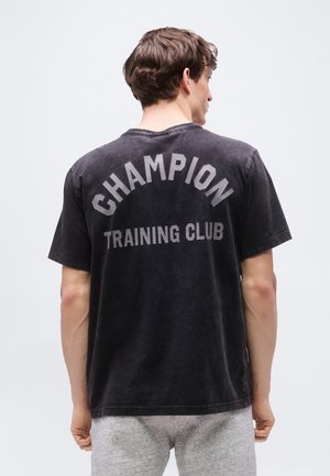 RING SIDE RELAX FIT GRAPHIC - Nyomott mintás póló - black