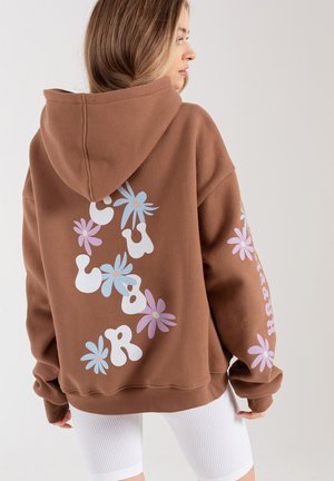 CUL8R SPRING FLOWERS NUGAT - Hoodie - brown