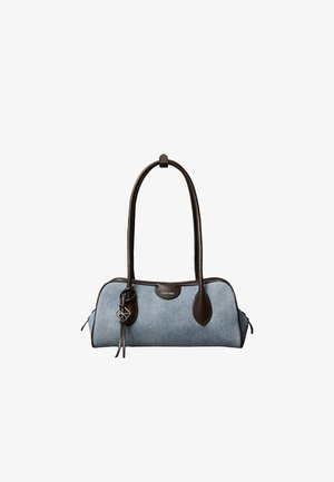 Calvin Klein, EMBLEM TRIO SHOULDER - Borsa a mano - light blue denim