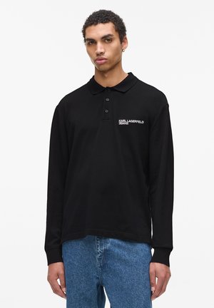 LOGO - Pikkade varrukatega topp - black