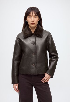 JDY, JDYCOCO REVERSIBLE JACKET - Зимно яке - coffee bean