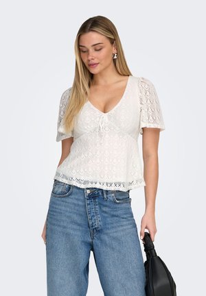 ONLY ONLDANIELLA  - Blouse - cloud dancer
