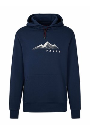 FALKE, TREKKING - Jersey con capucha - space blue