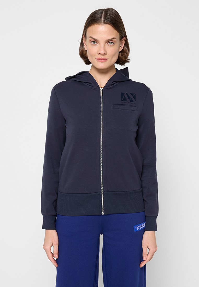 Armani Exchange Sweater met rits (rood)paars