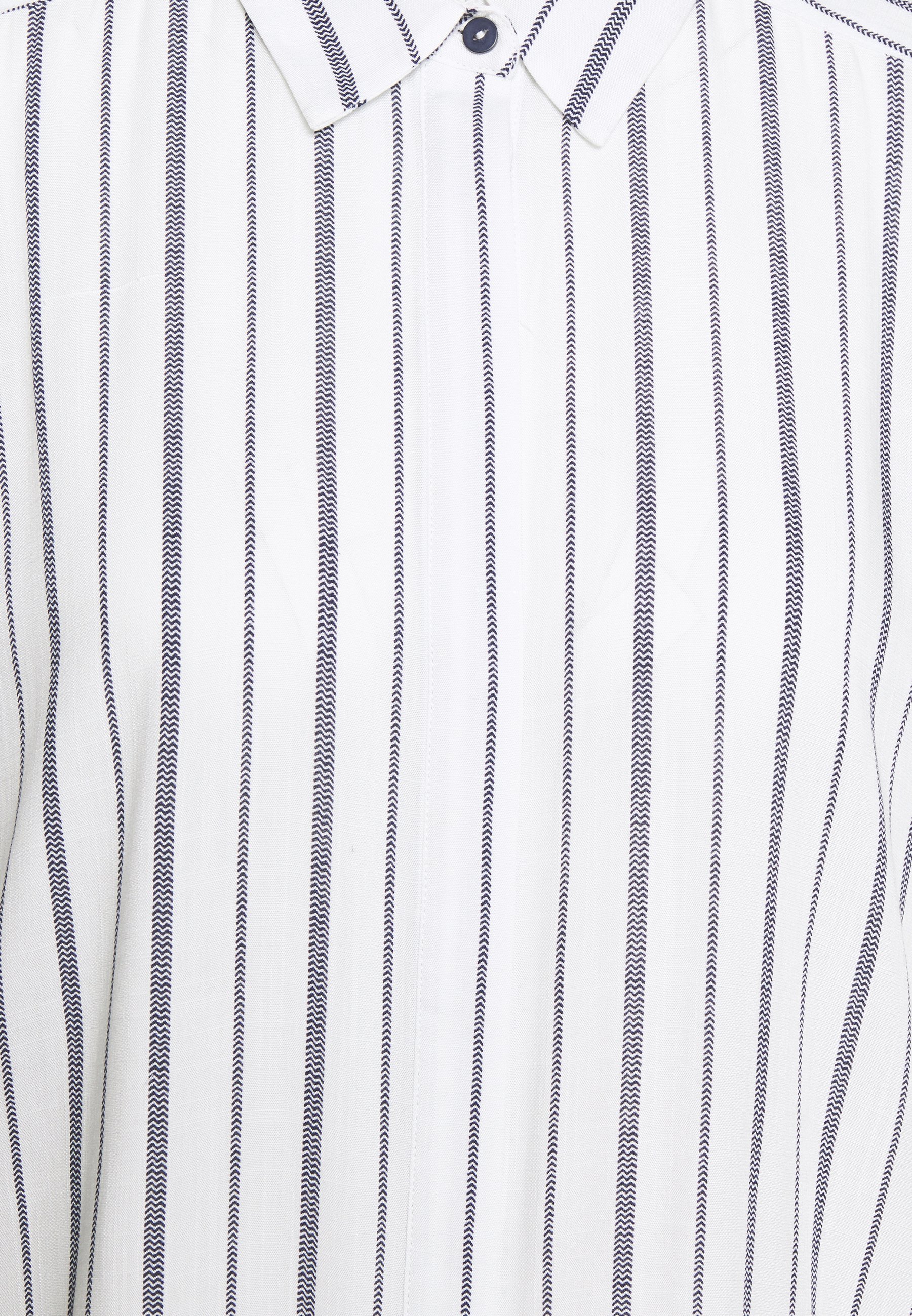 Freequent Skjortekjole whitenavy blazerhvit Zalando.no Freequent Skjortekjole - white/navy blazer