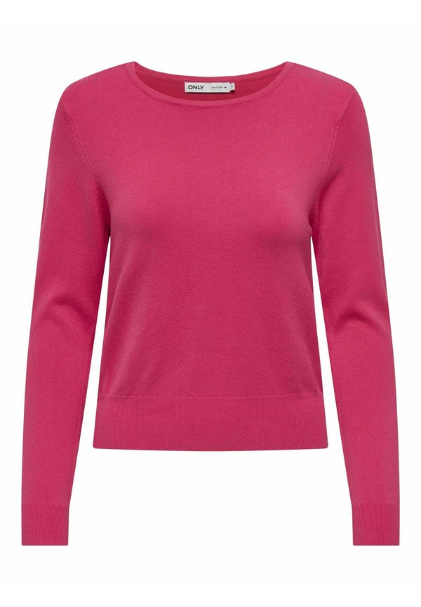 ONLVENICE LIFE LS ONECK  KNT - Jumper - raspberry2