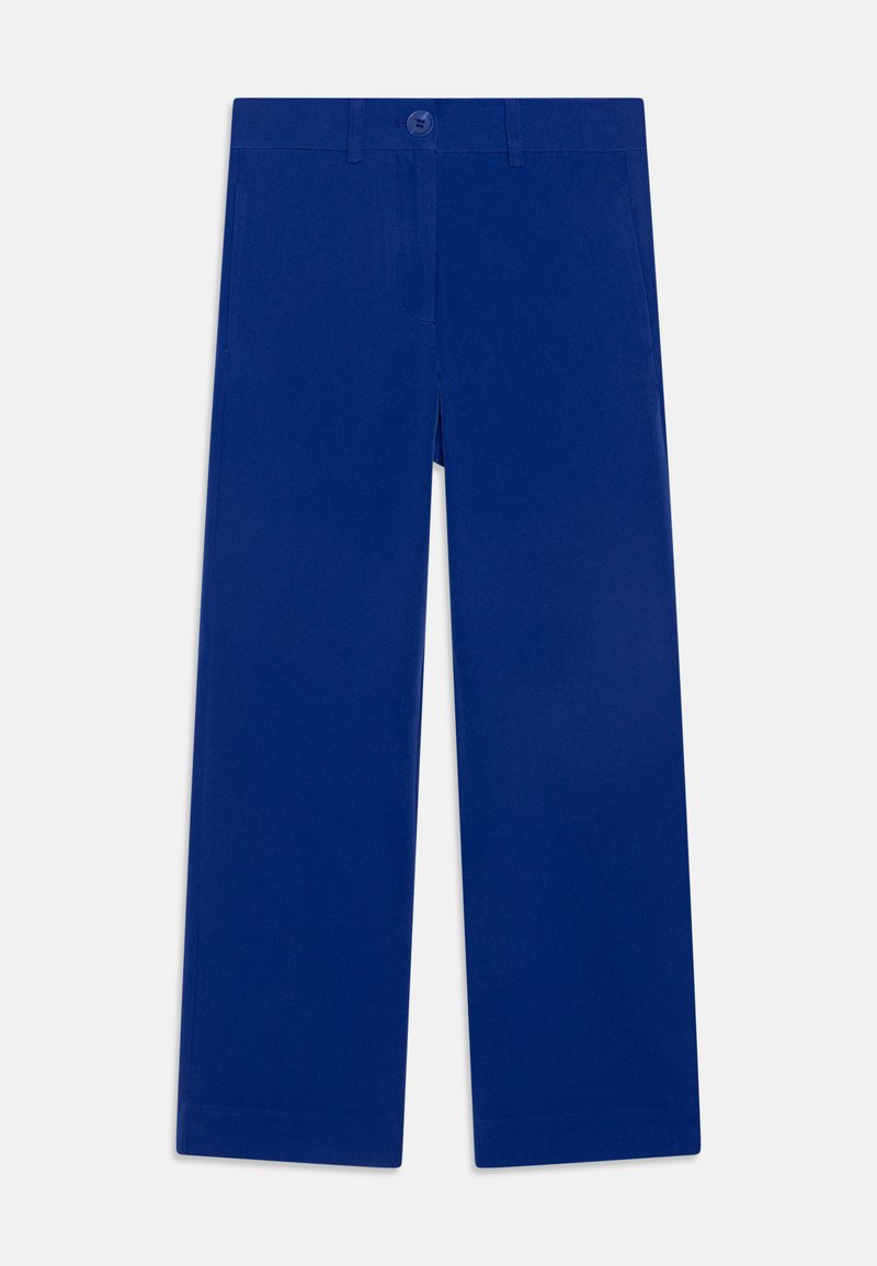 ONLY GIRLS KOGLANA MID STRAIGHT PANT - Hlače - bluing