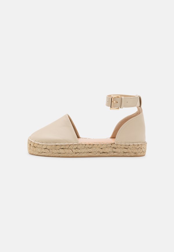 Ankle strap ballet pumps - beige4