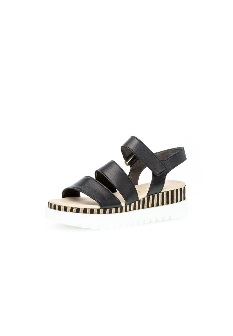 gabor black sandals