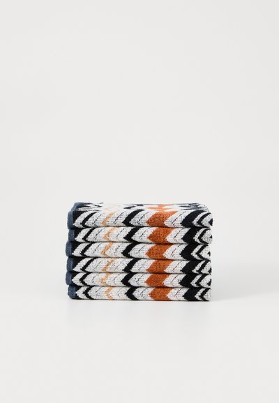 Missoni BERNARD FACE TOWEL 30X30 6 PACK - Asciugamano - black/multicolor