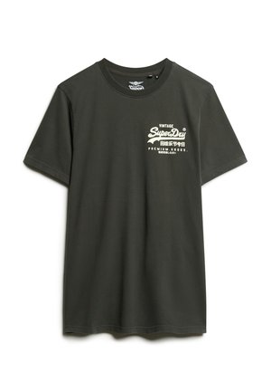 Superdry & Co TOKYO GRAPHIC  - T-shirt print - washed black