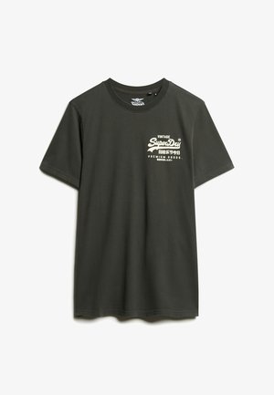 Superdry & Co TOKYO GRAPHIC - T-shirt print - washed black