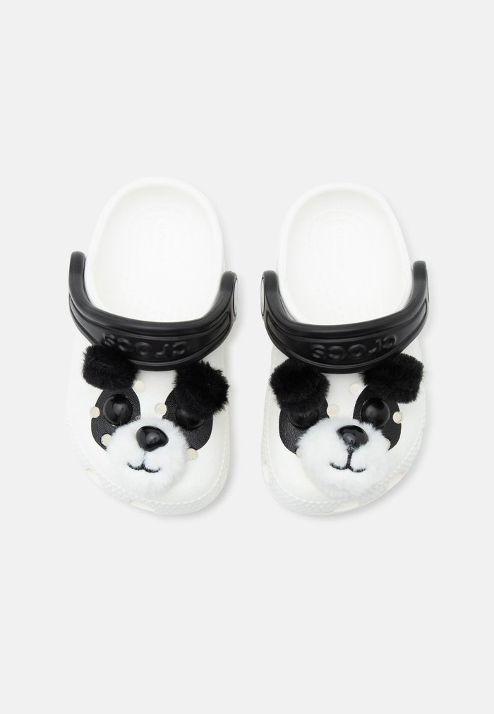 Crocs CLASSIC IAM PANDA - Slippers - white