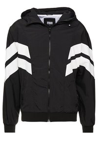 CRINKLE PANEL TRACK JACKET - Let jakke / Sommerjakker - black/white