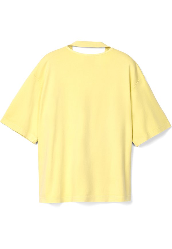 Print T-shirt - pastellgelb2