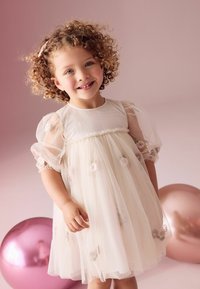 Next EMBROIDERED- REGULAR FIT - Cocktailkleid/festliches Kleid - cream