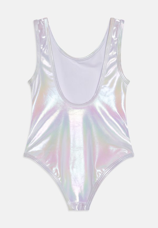 SWIMMING COSTUME - Swimsuit - lame silver2