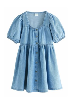 REGULAR FIT PUFF SLEEVE - Farmerruha - denim