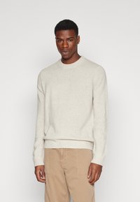 Samsøe Samsøe ISAK SWEATER - Vesta - silver lining