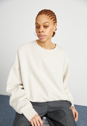 Nike Sportswear CREW - Sweatshirt - lt orewood brn/(sail)