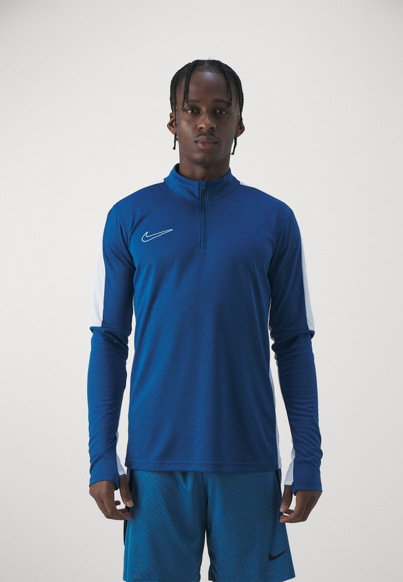 Nike Performance - TOP - Tops ar garām piedurknēm - court blue/white/aquarius blue, Palielināt