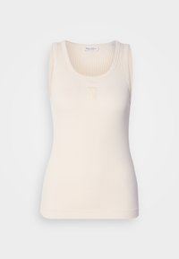 ROUND NECK - Linne - natural