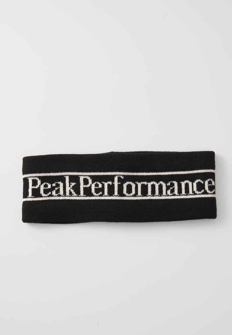 Peak Performance POW HEADBAND UNISEX - Oorwarmers - black/vintage white ...