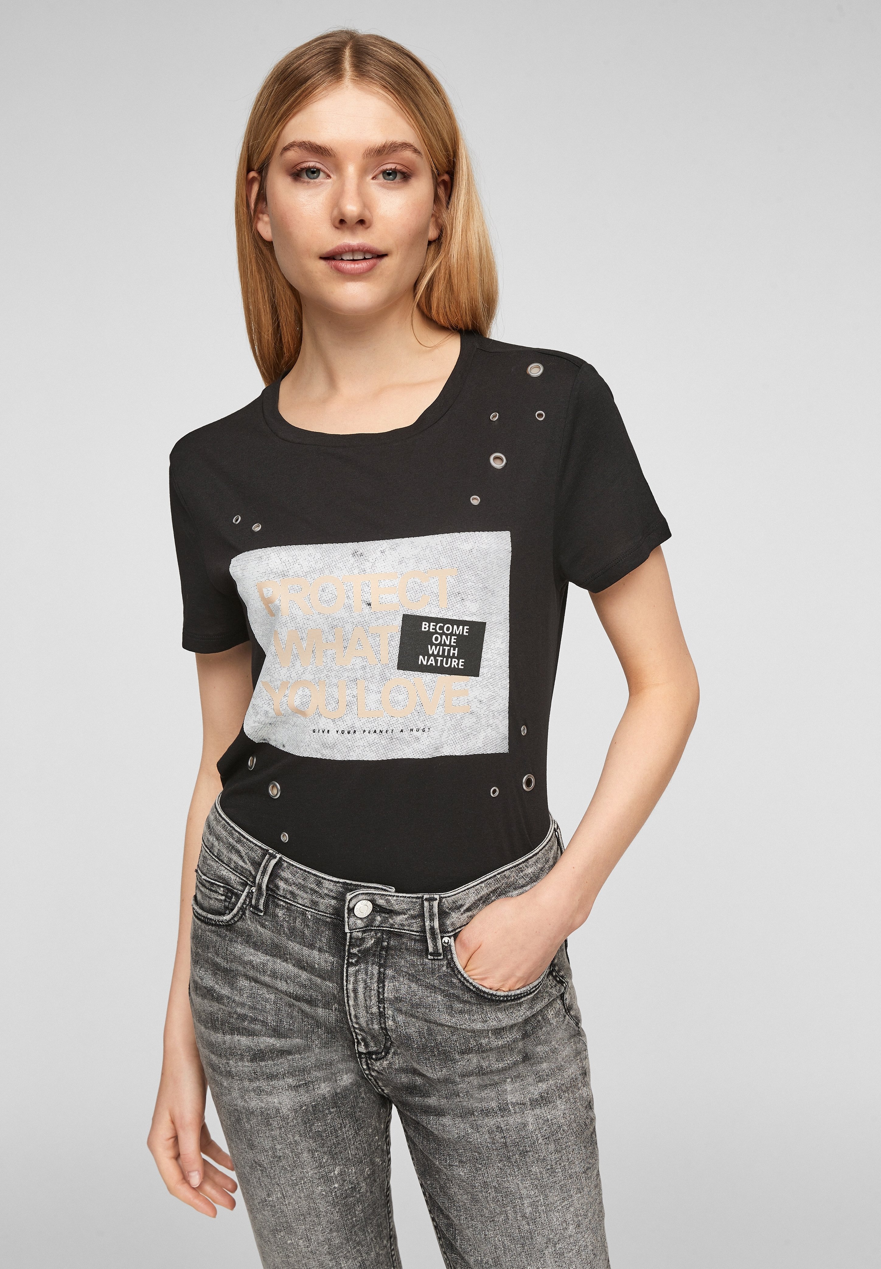 Shoppe schwarze QS by s.Oliver T Shirts & Tops für Damen Shoppe schwarze QS by s.Oliver T Shirts & Tops für Damen