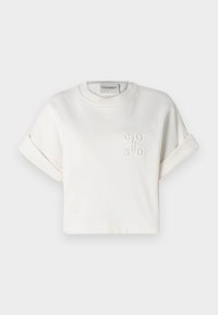 CROPPED - Lihtne T-särk - off-white