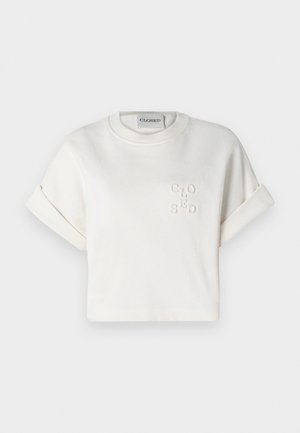 CLOSED CROPPED - T-shirt basique - off-white