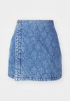 MINI SKIRT - Apliekamie svārki - blue-denim
