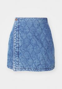 MINI SKIRT - Kietaisuhame - blue-denim