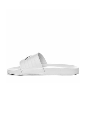 CIABATTE LOGO SARTY - Chanclas de baño - white-black-black