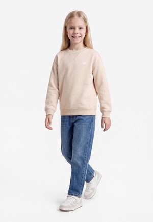 New Balance, SMALL LOGO CREW - Φούτερ - bisque