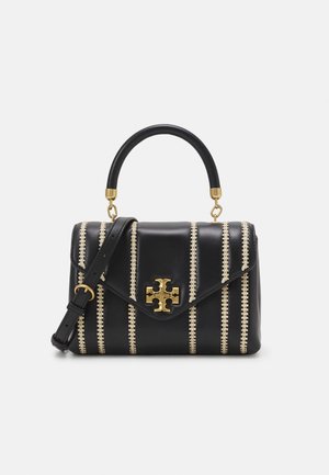KIRA SMALL TOP HANDLE SATCHEL - Borsa a mano - black/natural