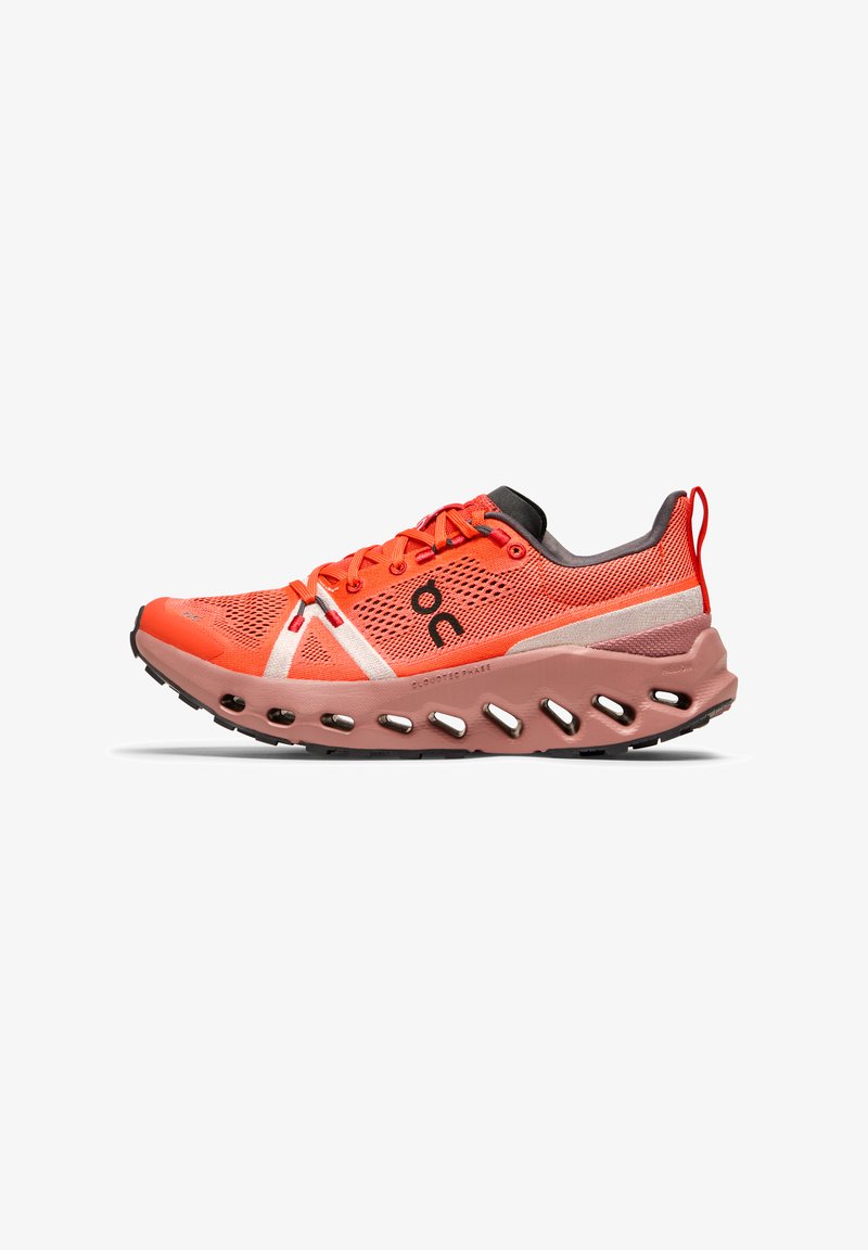 On CLOUDSURFER - Trail running shoes - flame dustrose