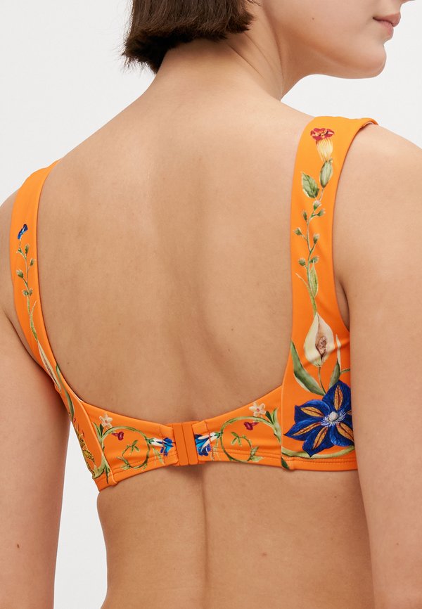 FLORES BALCONETTE  - Bikini top - tangerine2